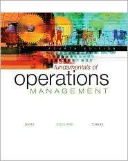 Fundamentals of Operations Management with Powerweb, (0072975415 