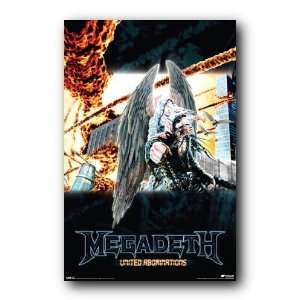  MEGADEATH UNITED ABOMINATIONS WALL POSTER 22.5X34 #9164 