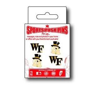  WAKE FOREST DEMON DEACONS PUSH PINS  4PK: Kitchen & Dining