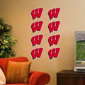    Wisconsin Badgers 8 Pack Team Logo Decals: Sports & Outdoors