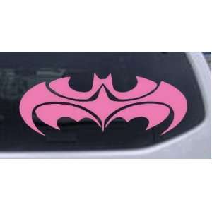 Pink 6in X 2.3in    Tribal Batman Car Window Wall Laptop Decal Sticker 