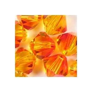  Swarovski Crystal Bicone 5301 5mm FIRE OPAL Beads (36 
