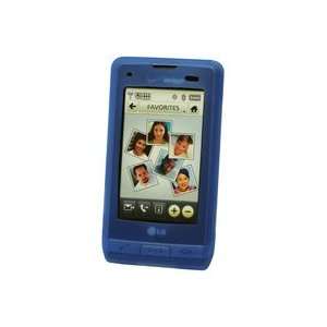  Cellet LG VX 9700 Dare Blue Jelly Case Cell Phones 