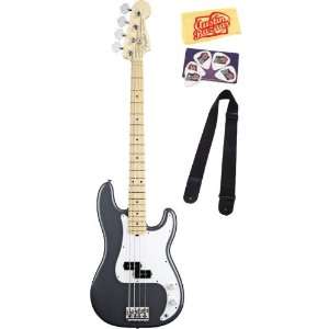  Fender American Standard Precision Bass, Maple Fretboard with Gear 