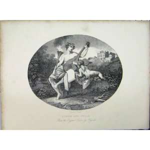  Hymen Cupid Music Hogarth Engraving 1761 Romance