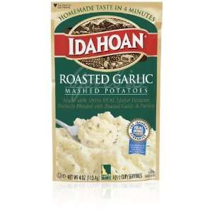 Idahoan Roasted Garlic Flavored Mashed Potatoes (12 Pack)  