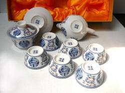 Chinese Jingdezhen Porcelain Teapot Cups Set s2791  