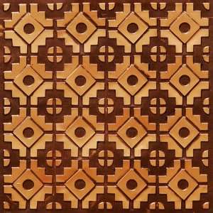   Faux Tin Ceiling Tile Glue up (24x24) Antique Copper: Home Improvement