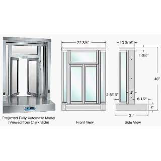   Fully Automatic Projected Bi Fold Service Windows