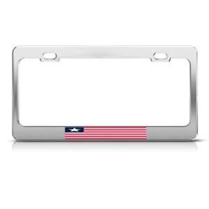  Liberia Flag Liberian Country Metal license plate frame 