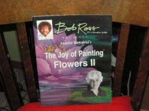 Bob Ross w/ Kowalski Painting Flowers 2 BOOK Pictures  