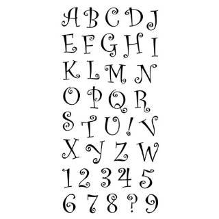  Inkadinkado Doodle Alphabet Clear Stamps: Explore similar 