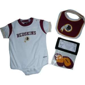  Washington Redskins Infant Baby Onesie Bib 12 Months: Baby