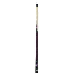 Viper Ash Maple Sinister Series Billiard Cue with Black and Pink 