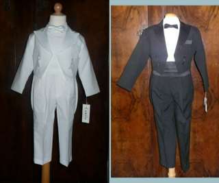 Tuxedo Suit With Tails Toddler & Boys Size from 2T to 7  