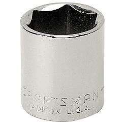 Craftsman 3/8 inch drive   Standard Socket   6 pt   Metric   Regular 