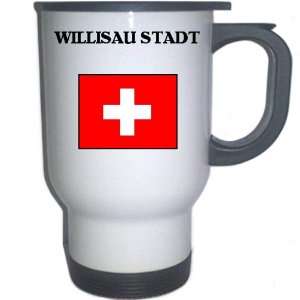Switzerland   WILLISAU STADT White Stainless Steel Mug