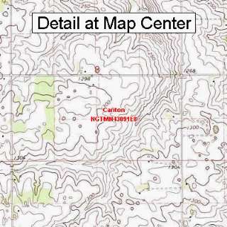  USGS Topographic Quadrangle Map   Canton, Minnesota 