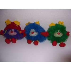  Vintage RAINBOW BRITE 7 SPRITES Set of 3 (Champ, Lucky 