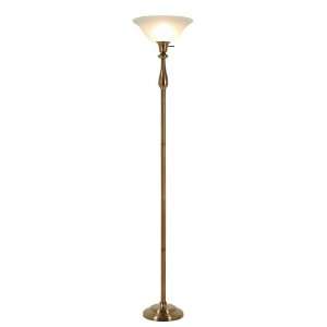   1264 72 Inch Metal Torchiere Lamp, Antique Copper: Home Improvement
