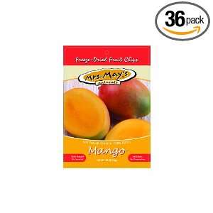 Mrs. Mays Naturals Freeze Dried Fruit Chips, Mango, 10 Gram (Pack of 