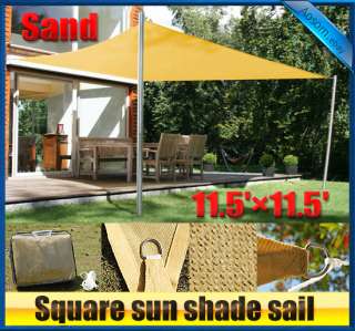 New Sun Sail Shade Pipe POLE KIT Canopy Accessories with 13ft Rope 