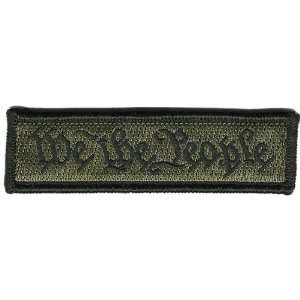 We The People   Tactical Morale Patch   Olive Drab 