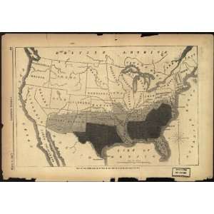 Civil War Map Map of the rebellion, as it was in 1861 and as it is in 