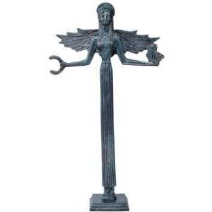   Greek Mythology Athena Goddess Of War Iron Statue Sculpture Figurine