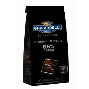 Ghirardelli, Midnight Reverie Intense Dark 86%, 8   4.12 Ounce Bags