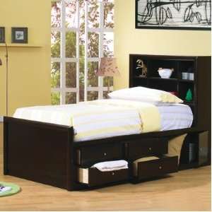  Wildon Home 400180F / 400180T Applewood Chest Bed in Rich 
