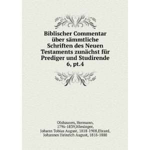   Neuen Testaments zunÃ¤chst fÃ¼r Prediger und Studirende. 6, pt.4