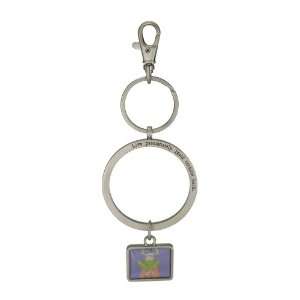   HKEY 8315P Curly Girl Hoop Keyring   Live Passionately