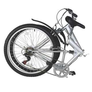 NEW 26 Shimano Folding Bicycle Mountain Bike 6 Speed Foldable Storage 
