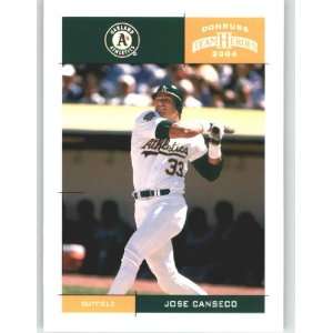 2004 Donruss Team Heroes #309 Jose Canseco   Oakland 