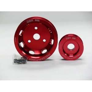  OBX Red Overdrive Power Pulley Kit 04 08 Mazda RX 8 