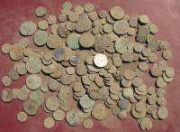 225 UNCLEANED Ancient ROMAN COINS 3605  