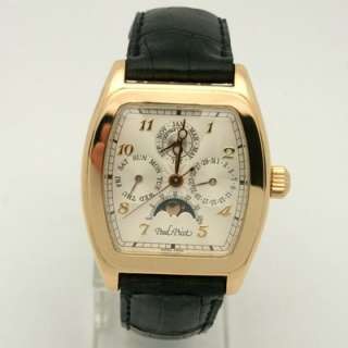   Quantieme Perpetual 18k Yellow Gold RARE $38,200.00 watch.  