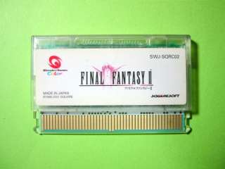 Final Fantasy 2 II WonderSwan Color Japan USED  