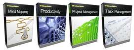 complete project management software package on cd mind mapping 