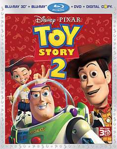 Toy Story 2 Blu ray DVD, 2011, 4 Disc Set, Includes Digital Copy 3D 