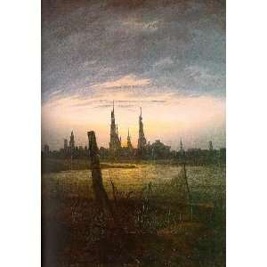   name City at Moonrise, By Friedrich Caspar David