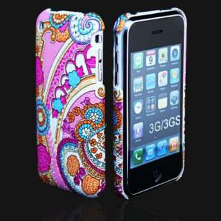New Flower Back Cover Skin Case for Iphone 3G 3GS,PK  