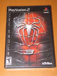 Spider Man 3 Spiderman BLACK LABEL ORIGINAL PS2 NEW 047875819351 