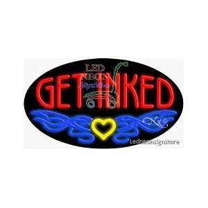 Get Inked Neon Sign 17 inch tall x 30 inch wide x 3.50 inch wide x 3 