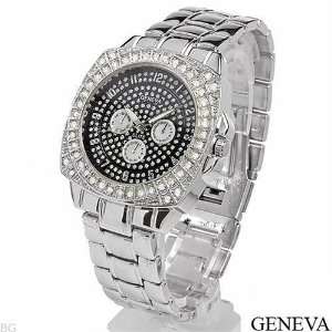   Stylish Brand New Gents Watch with Genuine Crystals 