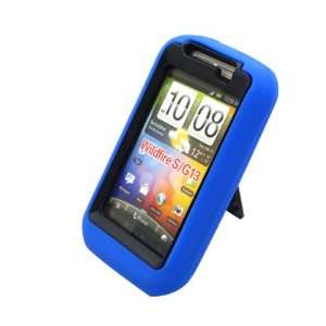  Blue Double Layer Kickstand Hybrid Case Heavy Duty Cover 