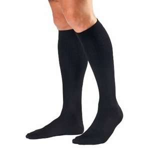  Mens Dress 8 15 mmHg Knee High Support Sock, Navy, Medium 