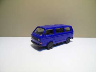 Herpa VW T3 Mini Bus Blue 4031 No Box HO Scale  
