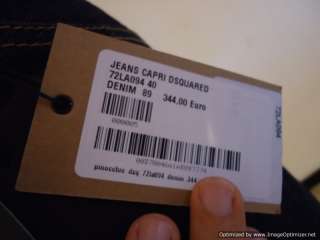 Jeans Dsquared woman model CAPRI 40 eu size original from Italy  70% 